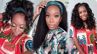  Here's Ya Sign! $90 Kinky Straight Human Hair Headband Wig | High Quality + Natural | OmgHerHair