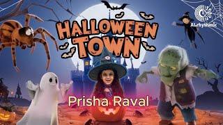 Halloween Town - Lyrical | Cartoon | Animation | Dance | Halloween Theme Party Song by Prisha Raval