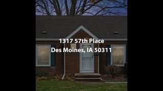 1317 57th Place Des Moines IA 50311 | 3 Bedroom Home For Sale