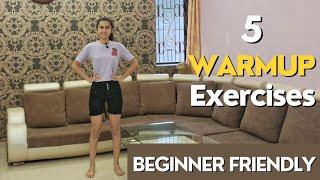 Warm Up Exercises‍️ for Beginners at Home| Enjoy Fitness