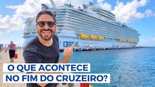 O QUE ACONTECE NO FIM DO CRUZEIRO? Desembarque, Pagamento, Bagagem, Transporte | Diogo Kyrillos