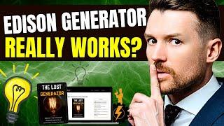 THE EDISON GENERATOR (CUSTOMER REVIEW) Edison Generator Reviews - The Lost Generator Reviews