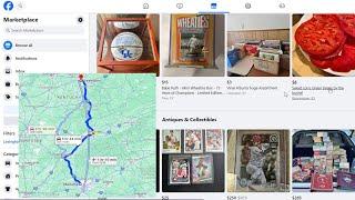 BUYING COLLECTIBLE SPORTS CARDS ON FACEBOOK MARKET PLACE. (I drove 700 Miles)