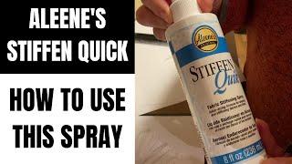 Aleene's Stiffen Quick Fabric Stiffening Spray