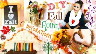 DIY Fall Room Decorations+How to make it cozy! | Krazyrayray