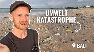 Plastikflut überschwemmt Strände auf Bali | Umwelt Katastrophe