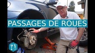 Nettoyage des passages de roues et de l'arrière des jantes