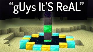 The FUNNIEST FAKE Minecraft SPEEDRUNS...