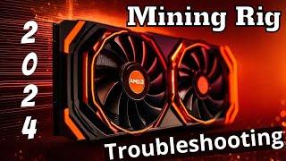 GPU Mining Rig Troubleshooting - UNEXPECTED ISSUES - Full Guide 2024