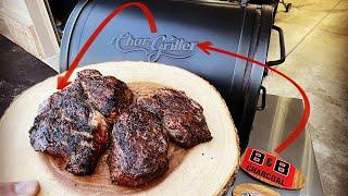 Char-Griller Side Box Portable Charcoal Grill ! / The Perfect Air Flow for Smoked And Seared Steak!