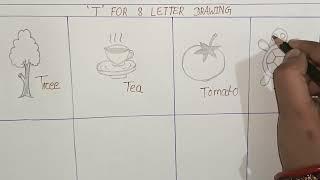 Let's draw object that start with letter "T" and drawing...
