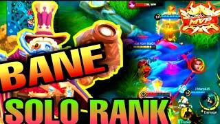 BANE SOLO RANK TOP 1 GLOBAL MOBILE LEGENDS GAMEPLAY | BEST BUILD 2021