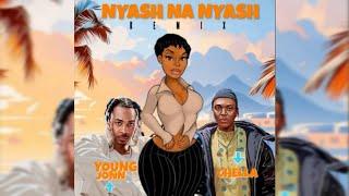 Young Jonn - Nyash na nyash remix ft. Chella (audio officiel visualiser)