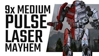 The 9 Medium Pulse Laser Black Knight - Mechwarrior Online The Daily Dose #315