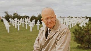 Eisenhower Visits Patton's Grave, Luxembourg, Sept 1946