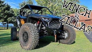 2025 RZR Pro R Gets 35" Sticky Zillas & Polaris 6000LB Winch Installed + We Take It For A Little Rip