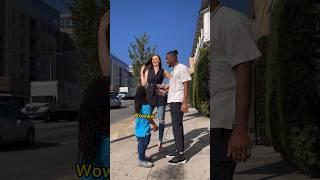 World’s Shortest Man Meets Tallest Woman #shorts
