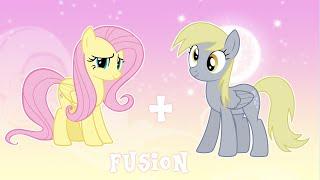 FLUTTERSHY + DERPY HOOVES / SPEEDPAINT