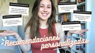 RECOMENDACIONES PERSONALIZADAS!! | Dime qué buscas en un libro y te recomiendo uno