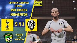 TOTTENHAM 5 X 1 CESENA - Melhores Momentos Final Copinha Europeia | Liga Brazucas 34ª Temporada