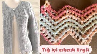 Bu tığ işi model şahane #tığişi #crochet #knitting #örgü