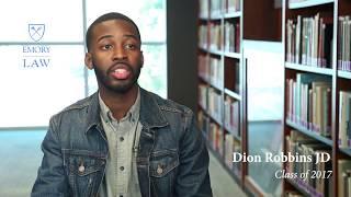Meet Our Emory Law JD Students: Dion Robbins 17L