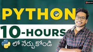 Python 10 hours In Telugu For Beginners