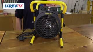 STANLEY ST-52-241-E FREESTANDING FAN HEATER 2000W| Screwfix