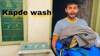 Today i wash my family clothes || Habibi Vlogs || My 3rd vlogs