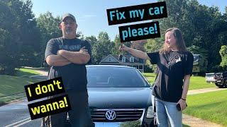 My daughter bought a USED Volkswagen EOS and now I have to FIX it!