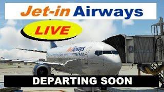 MSFS  Live.  Jet-in Airways  KMIA to KRSQ.