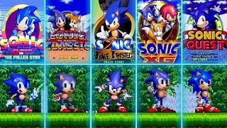 Evolution of Sonic Fan Games - Choose Your Favorite Sonic Design