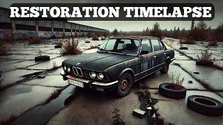 I Restored a BMW in 13 Minutes | 1 year of work in 13 minutes timelapse | Fizzlapse