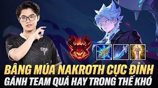 Bâng Múa Nakroth Cực Hay Gánh Team Cực Đỉnh Trong Thế Siêu Khó Trên Rank Thách Đấu Thái