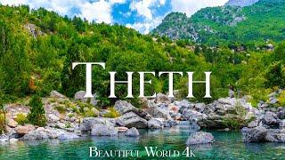 Theth National Park 4K • Majestic Albanian Highlands • Relaxation Film, Calming Music