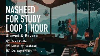 Nasheed my hope Loop 1 Hour slowed and reverb without music with gentle rain drop on windows