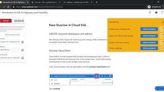 Introduction to SQL for BigQuery and Cloud SQL