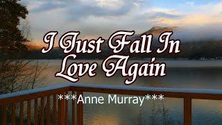 I Just Fall In Love Again - KARAOKE VERSION - as popularized by Anne Murray