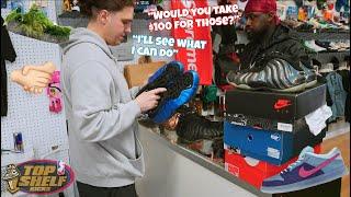 TRADING UP BEATERS FOR A RARE AIR JORDAN 1!! HELPING KIDS WITH FREE SNEAKER APPRAISALS!! - TSKTVEP31