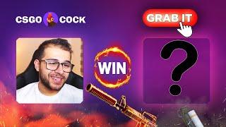 CSGOCOCK FINALLY PAYS HIM?!? *LUCK IS BACK* | CSGOCOCK PROMO CODE 2022