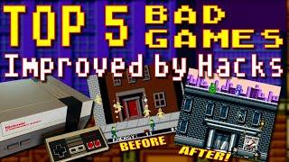 Top 5 BAD Nintendo NES Games Improved by Hacks