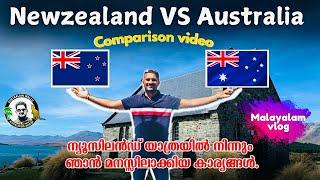 Newzealand VS Australia/ Comparison video/ malayalam vlog by Australian Mallu