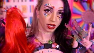 Your cousin gets you ready for karaoke on Pride!️‍ ASMR