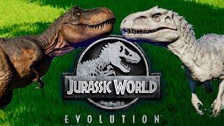 Индоминус против модифицированного Тираннозавра. КТО КОГО? Jurassic World EVOLUTION