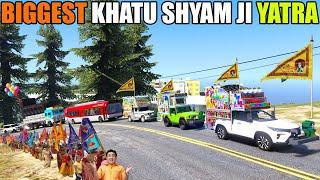 BIGGEST KHATU SHYAM JI YATRA | GTA 5 