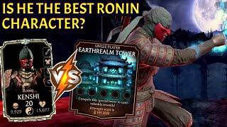 MK Mobile. Is Ronin Kenshi Good in Earthrealm Tower? His Passive is AWESOME!