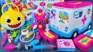 8 Minutes Satisfying with Unboxing Cute Pinkfong Ambulance Playset, Doctor Toys ASMR | Review Toys