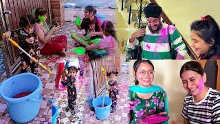 Staff diya Kudiya Ne bharta Rang naal|| HOLI CELEBRATION