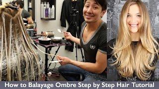 How to Balayage Ombre Step by Step Hair Painting