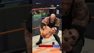 The Rock vs Rhea RipleyPart 9 WWE 2K24 #therock #rhearipley #wwe #wwe2k24 #shorts #smackdown